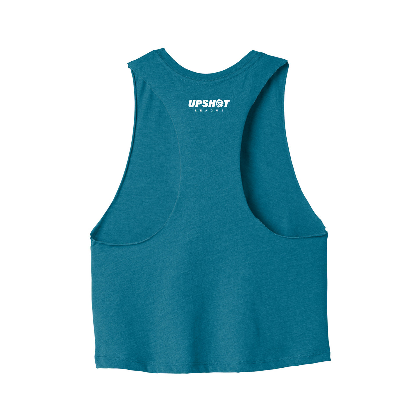 Jacksonville Waves Women's Teal Racerback Cropped Tank