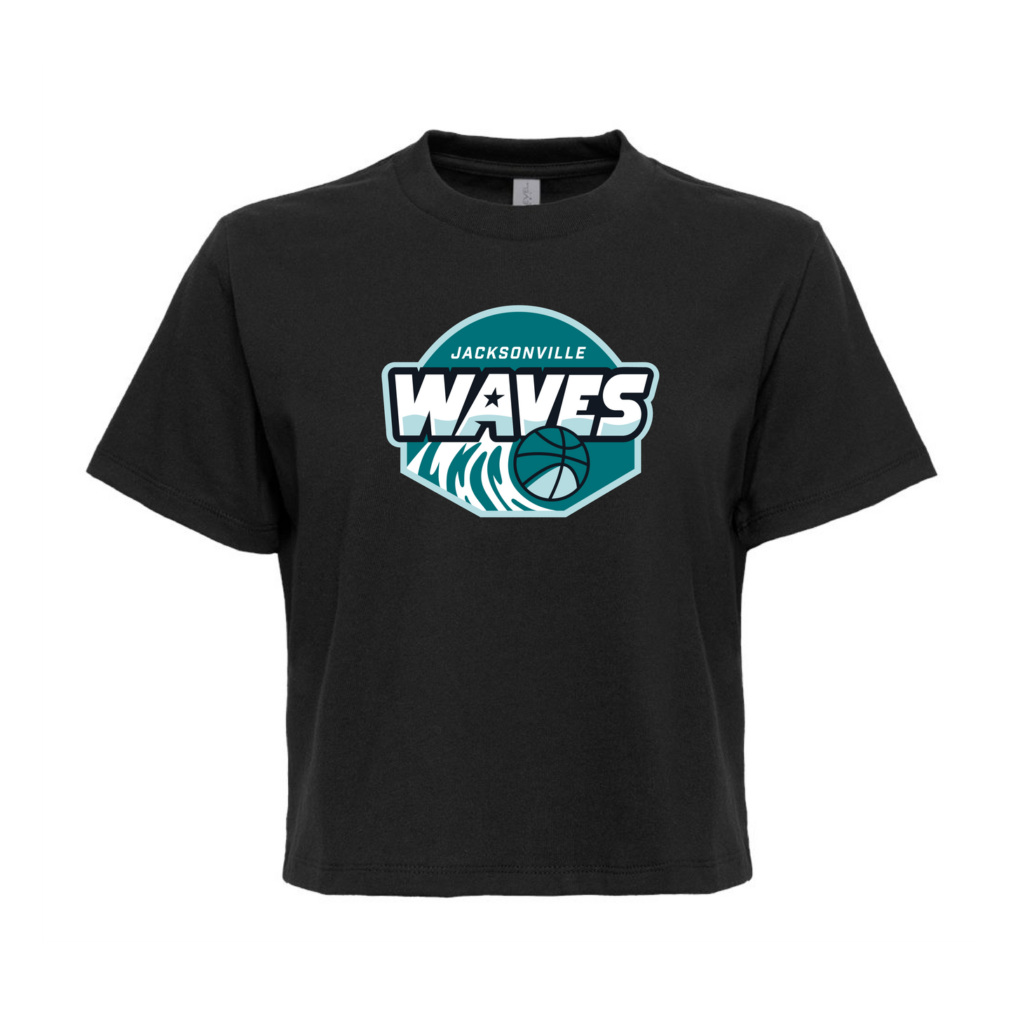 Jacksonville Waves Women's Heavyweight Boxy Logo Tee