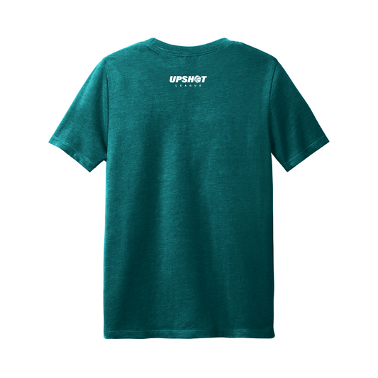Jacksonville Waves District Teal Triblend Logo Tee