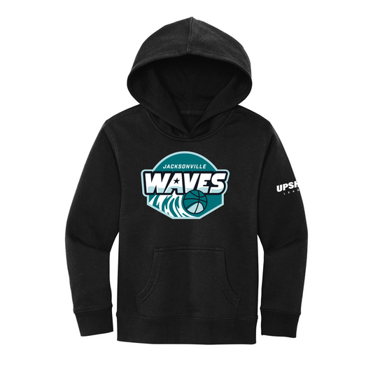 Jacksonville Waves Youth District Black Hooded Sweatshirt
